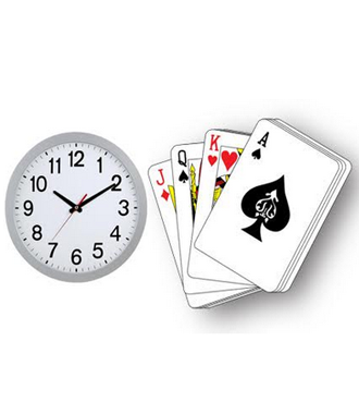watch playing card device